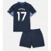 Tanie Strój piłkarski Tottenham Hotspur Cristian Romero #17 Koszulka Wyjazdowej dla dziecięce 2023-24 Krótkie Rękawy (+ szorty)